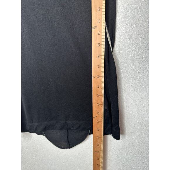 Rag & Bone Black & Cream Round Neck Sleeveless Sheer Tank Top S - Picture 13 of 13